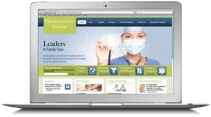 web design on laptop
